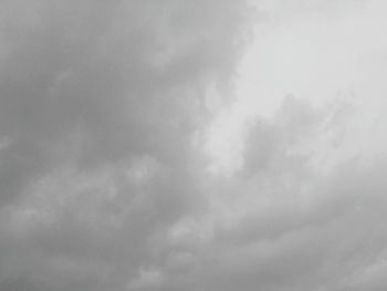 Low angle view of storm clouds in sky