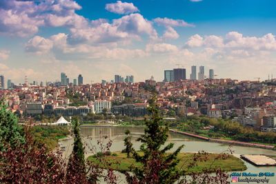 Cityscape against sky