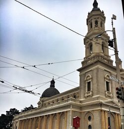 Low angle view of church