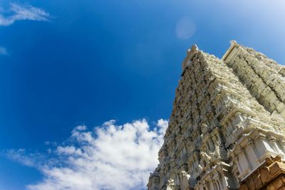 Low angle view of building against sky