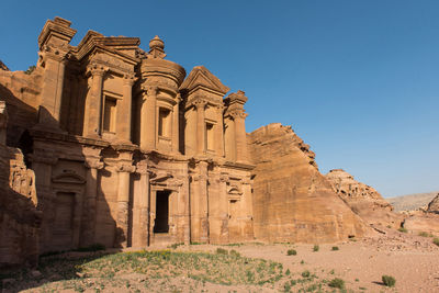 Low angle view of historical building