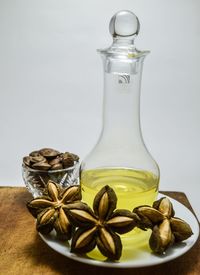 Close-up of drink on table