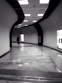 Empty subway station