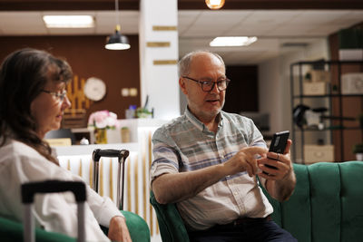 Young woman using mobile phone