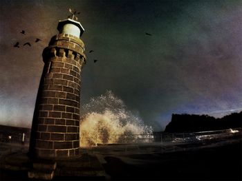 View of lighthouse against sky