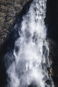 View of upper waterfall at yosemite falls