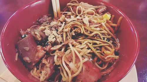 Close-up of food in bowl