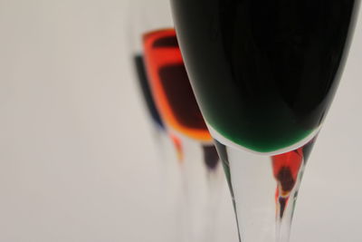 Close-up of balloons in glass