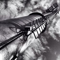 Low angle view of cloudy sky