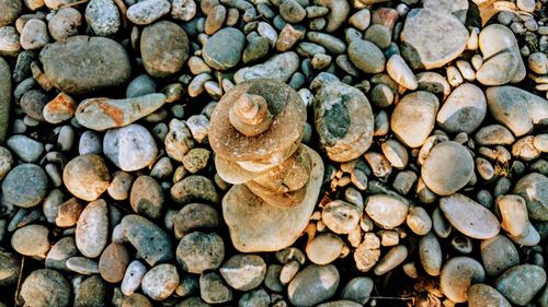 Full frame shot of stones