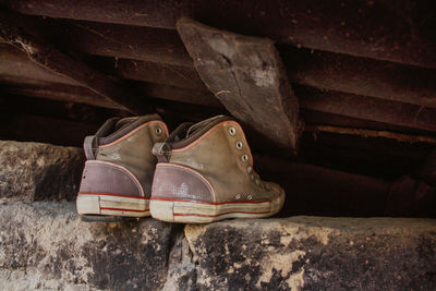 Close-up of shoes