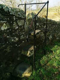 View of chainlink fence