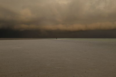 Scenic view of cloudy sky during sunset