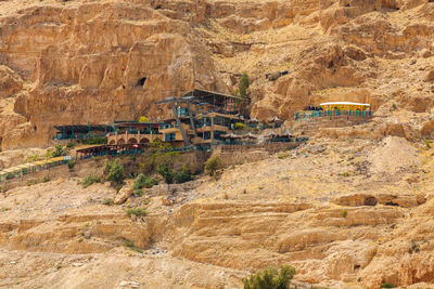 View of rock formations