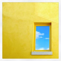 Low angle view of window