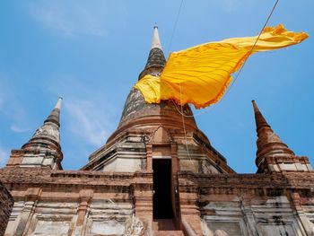 Old temple wat yai chai mongkhon of ayutthaya province