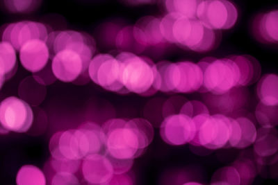 Defocused image of illuminated lights