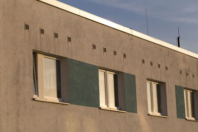 Low angle view of building against sky