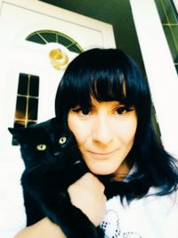 Portrait of smiling young woman