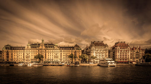 View of stockholm waterfront