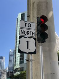 Low angle view of road against sky