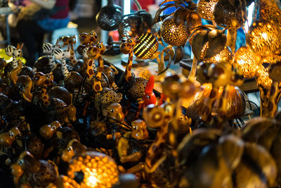 Close-up of bees for sale in market