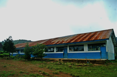 Houses against sky