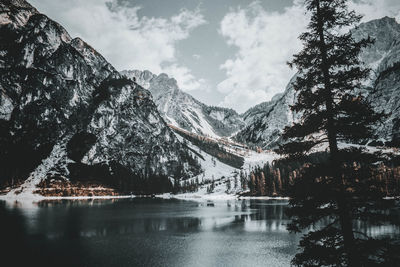 View on lake braies