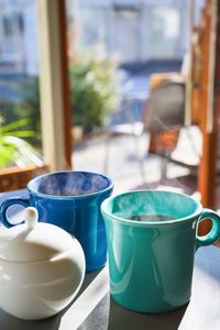 Close-up of tea on table