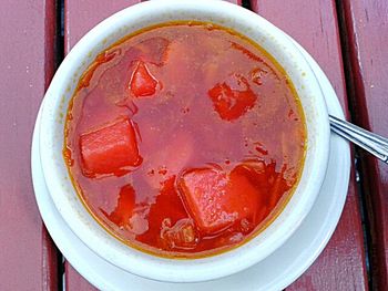 Close-up of red rose