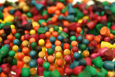Full frame shot of multi colored candies