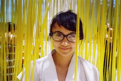 Portrait of young woman