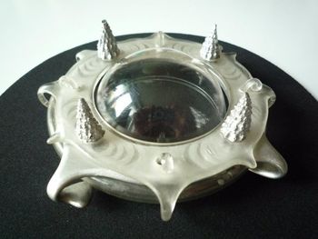 Close-up of paper over white background