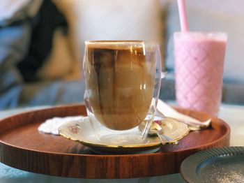 Close-up of drink on table