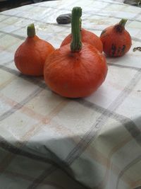 Close-up of pumpkins