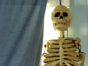 Close-up of carving on wall