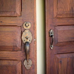 Full frame shot of closed door