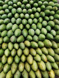 Full frame shot of fruits in market