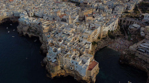 4k photo from polignano a mare in italy.