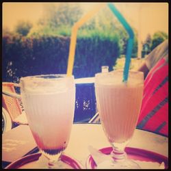 Close-up of drink on table