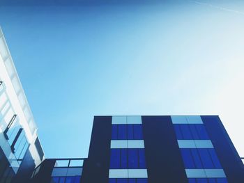 Low angle view of modern building