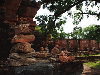 Stack of temple