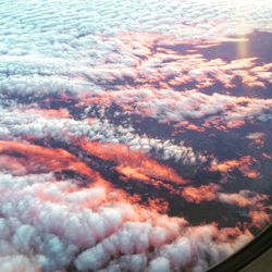 Full frame shot of sea with cloudscape