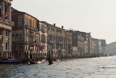 Boats in canal