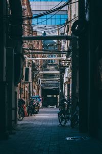 Street amidst buildings in city