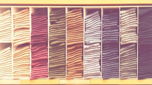 Full frame shot of blinds