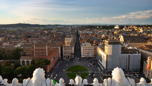 Panoramic view of rome, italy