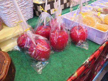 Full frame shot of sweet food for sale