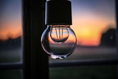 Close-up of light bulb