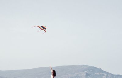 Person jumping in mid-air